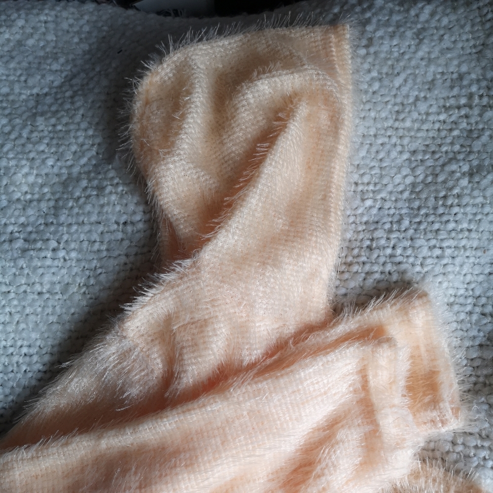 Peach fuzz cardigan